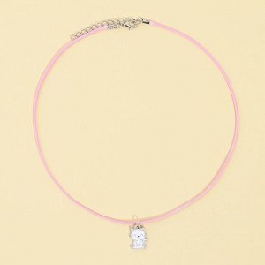 Серьги клипсы и кулон «Королева» набор для девочек, 8 х 9 см