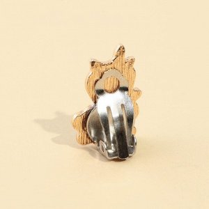 Серьги клипсы и кулон «Твой стиль» набор для девочек, 8 х 9 см