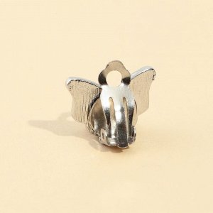 Серьги клипсы и кулон «Я девочка» набор для девочек, 8 х 9 см