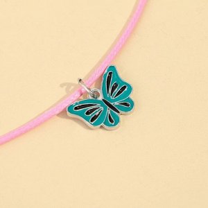 Серьги клипсы и кулон «Я девочка» набор для девочек, 8 х 9 см