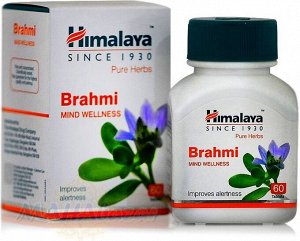 Himalaya Wellness Pure Herbs Brahmi Mind Wellness 60 Tab  / Брахми БАД для Оздоровления Мозга 60таб