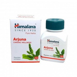 Himalaya Wellness Pure Herbs Arjuna Cardiac Wellness 60 Tab  / Арджуна БАД для Здоровья Сердца 60таб