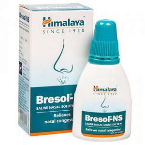 Himalaya Wellness Bresol-NS Saline Nasal Solution / Хималая Бресол 10мл. [A+]