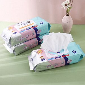 Бытовые влажные салфетки Kitchen Wipes / 80 шт. 200 x 250 мм, для кухни, дома ,авто, на пикник
