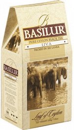Чай Basilur ЛИСТ ЦЕЙЛОНА &quot;Ува/Uva OP&quot; к/к