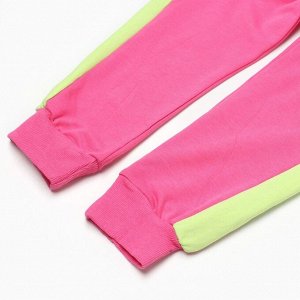 MODERNFECI Костюм для девочки (толстовка/брюки), цвет розовый, рост