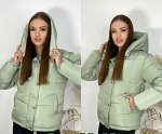 Куртка осенняя с капюшоном женская