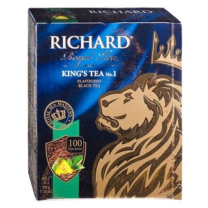 чай RICHARD 'KINGS TEA № 1' 100 пакетиков 1/6