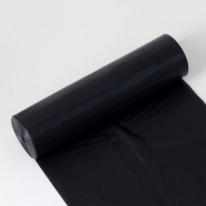 Мешки для мусора Доляна Extra Large, 360 л, 110x140 см, 60 мкм, ПВД, 10 шт., чёрные