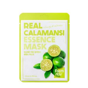 Farm Stay Тканевая маска для лица FarmStay Real Calamansi Essence Mask, 1шт*23мл