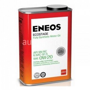 ENEOS Gasoline Ecostage 0W20 SN бензин, синтетика   1л (1/20) *