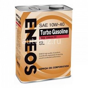 ENEOS Gasoline TURBO 10W40 SL бензин, минеральное  4л (1/6) *