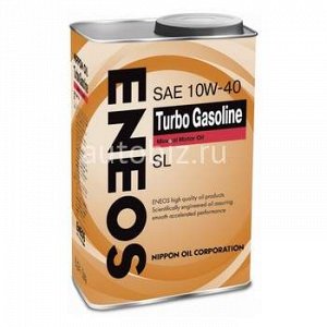 ENEOS Gasoline TURBO 10W40 SL бензин, минеральное  1л (1/20) *