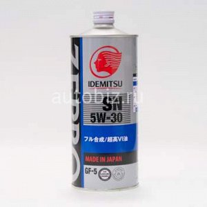 IDEMITSU Zepro Touring 5W30 SN/GF-5 синтетика 1л (1/20) *