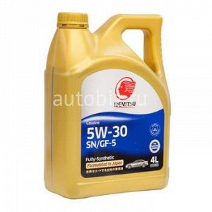 IDEMITSU FULLY-SYNTHETIC 5W30 SN/GF-5 бензин, синтетика   4л (1/6) *