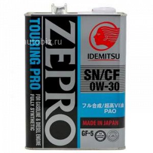 IDEMITSU Zepro Touring PRO 0W30 SN/GF-5 синтетика 4л (1/6) *