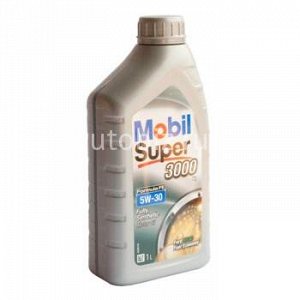 MOBIL Super 3000 X1 Formula FE 5W30 SL/CF, A5/B5 синтетика  1л (1/12) *