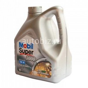 MOBIL Super 3000 X1 Formula FE 5W30 SL/CF, A5/B5 синтетика  4л (1/4) *