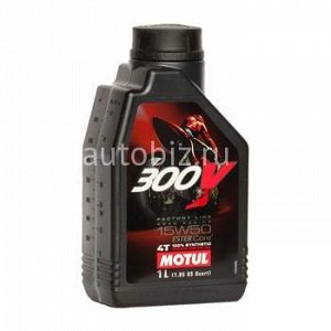 MOTUL 300V 4T Factory Line Road Racing 15W50 синтетика 1л (1/12) *