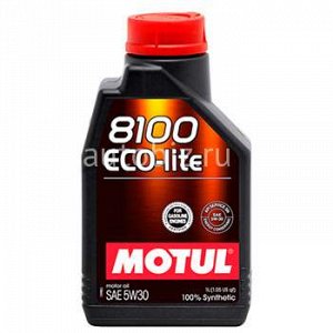 MOTUL 8100 Eco-lite 5W30 SN/GF-5 синтетика 1л (1/12) *