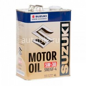 SUZUKI Oil 5W30 SM/GF-4 бензин, гидрокрекинг 4л (1/6) *