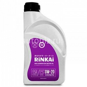 Масло моторное RINKAI SN/CF  0W20 (бензин/синтетика) 1л (1/12) *