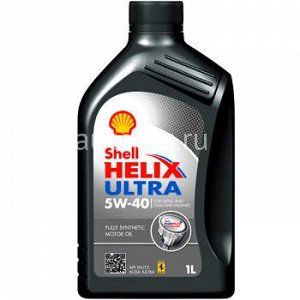 Shell  HELIX Ultra /fully synthetic/  5W40   SN/CF (A3/B4)   1л  (Синтетика)  (1/12) *