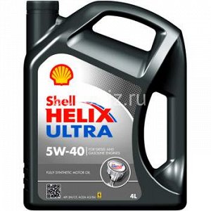 Shell  HELIX Ultra /fully synthetic/  5W40   SN/CF (A3/B4)   4л  (Синтетика)  (1/4) *