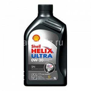 Shell  HELIX Ultra  /fully synthetic/  0W20  SN/GF-5 (A1/B1)  1л  (Синтетика)  (1/12) *