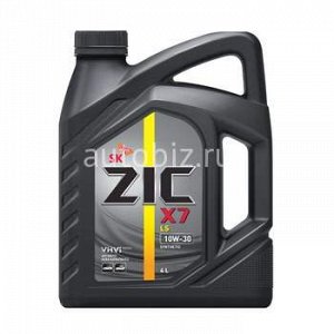 ZIC  X7  LS 10w30  SM/CF (ACEA C3, A3/B3/B4)   4л  (бензин, синтетика) / Замена ZIC A+ (1/4) *