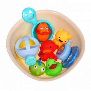 Набор игрушек для ванны «Игры малыша», 10 предметов