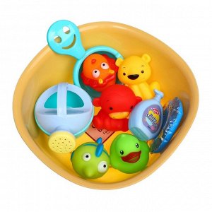 Набор игрушек для ванны «Игры малыша», 10 предметов