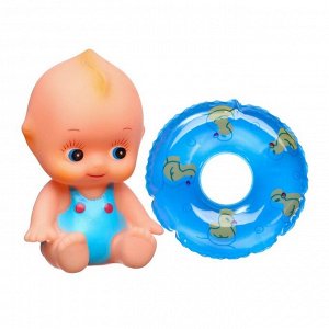 Набор резиновых игрушек для ванны «Игры малыша», с пищалкой, 8 шт, Крошка Я