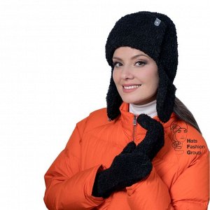 САМИЯ варежки женские, черный