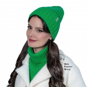 ИВИ (флис) шапка женская, зеленый