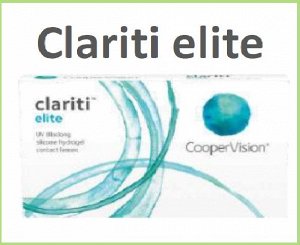 1-мес контактные линзы Clariti elite (6 линз)