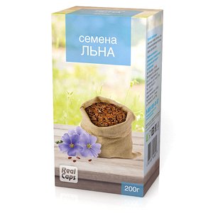 RealCaps / Семена льна. 200 гр.