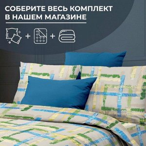 Простыня на резинке 180*200 см, перкаль, борт 25 см (Джордано)