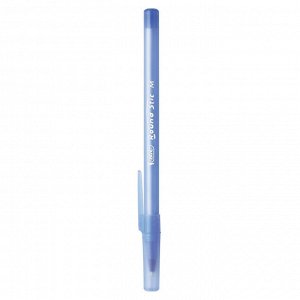 Ручка шариковая BIC Round Stic, СИНЯЯ, корпус голубой, узел 1мм, линия 0,32мм, С ШТРИХКОДОМ, 934598