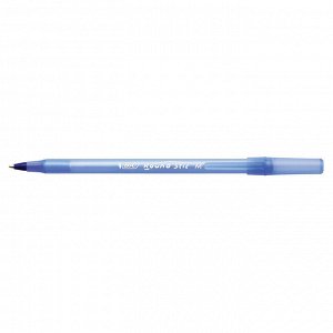 Ручка шариковая BIC Round Stic, СИНЯЯ, корпус голубой, узел 1мм, линия 0,32мм, С ШТРИХКОДОМ, 934598