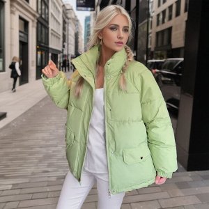 Куртка светло зеленый