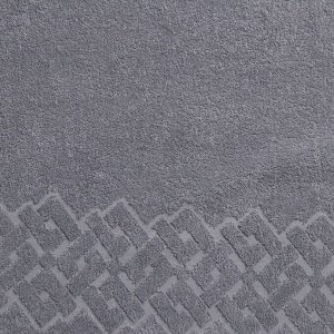 Полотенце махровое Baldric, 70х130см, цвет серый, 350г/м2, хлопок