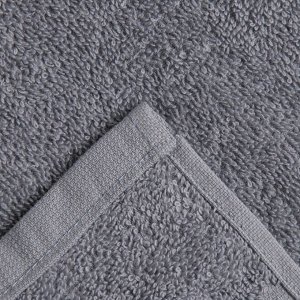 Полотенце махровое Baldric 30Х60см, цвет серый, 360г/м2, 100% хлопок