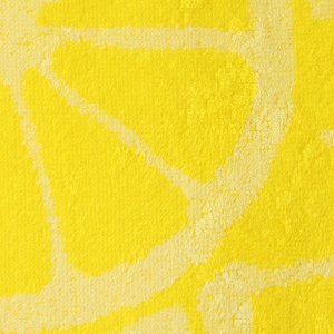 Полотенце махровое Lemon color, 100х150 см, цвет жёлтый