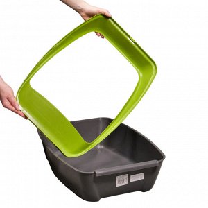 MPS туалет-лоток VIRGO 52х39х20h см с рамкой в ассортименте