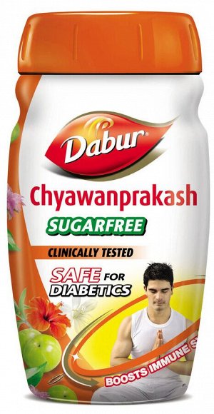 Dabur Chyawanprash SugarFree Safe for Diabetics 500g / Чаванпраш Без Сахара Безопасен для Диабетиков 500г
