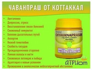 Kottakkal Сhyavanaprasam Arya Vaidya Sala 500g / Чаванапрашам Арья Вадья Сала 500г