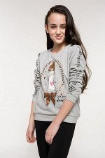 Девочки 3-14 лет толстовки и свитшоты
