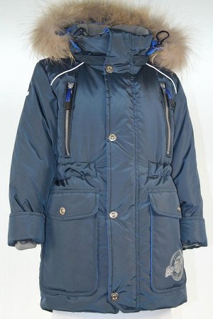 Синий Куртка из непромокаемой и непродуваемой мембранной ткани, в некоторых вариантах с тефлоновым покрытием. Подклад из флиса (150 г/м2) и Tafetta 190г/м2 , утеплитель Termofinn (320 г/м2) , у куртки