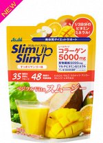 Фруктово-овощной смузи ASAHI Vita SlimUpSlim c коллагеном и пищевыми волокнами со вкусом манго
